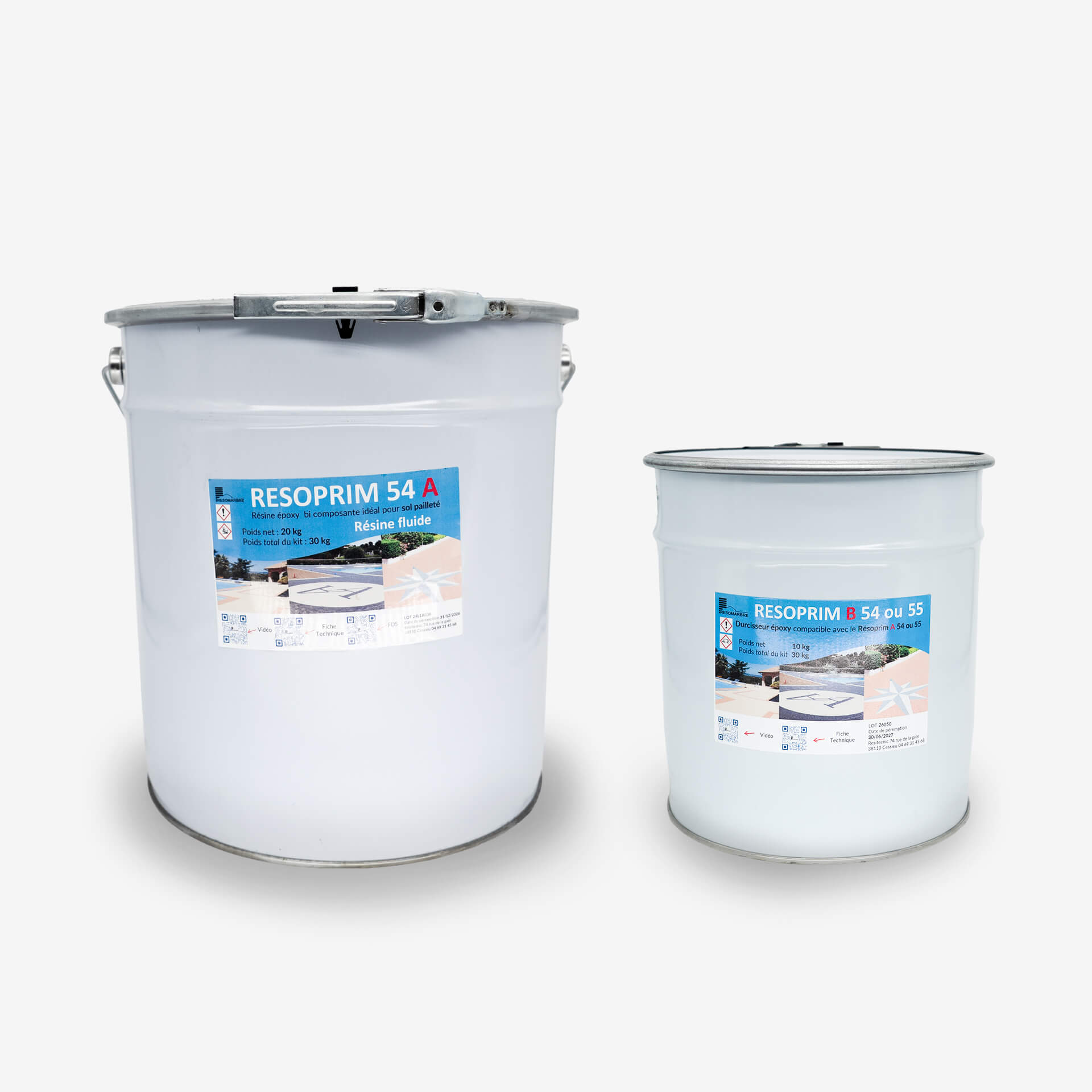 Résine EPOXY fluide idéal pour sol pailleté