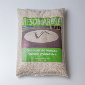 sacs de granulat de marbre